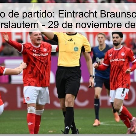 Pronóstico de partido: Eintracht Braunschweig vs. Kaiserslautern – 29 de noviembre de 2025