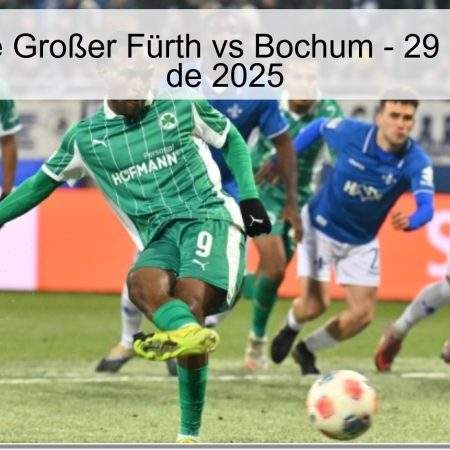 Pronóstico de Großer Fürth vs Bochum – 29 de noviembre de 2025