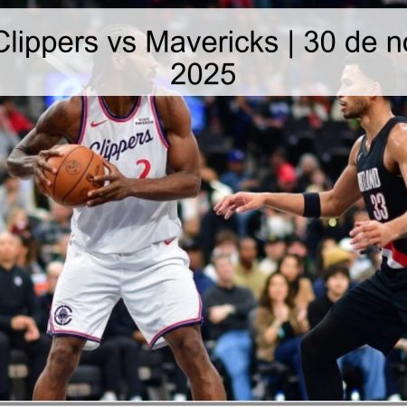 Pronóstico Clippers vs Mavericks | 30 de noviembre de 2025