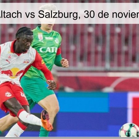 Pronóstico: Altach vs Salzburg, 30 de noviembre de 2025