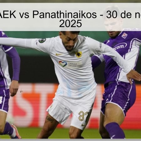 Pronóstico AEK vs Panathinaikos – 30 de noviembre de 2025