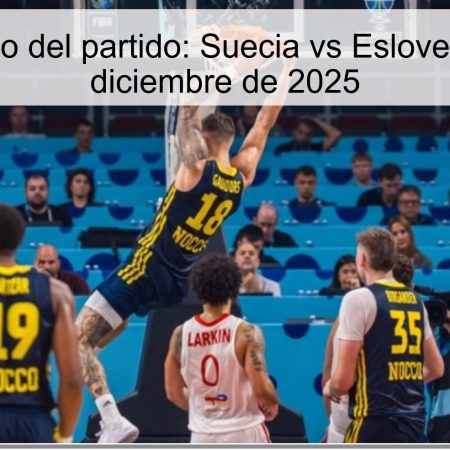 Pronóstico del partido: Suecia vs Eslovenia – 1 de diciembre de 2025