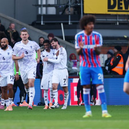 Manchester United da la sorpresa en Selhurst Park: 2-1 en una emocionante batalla ante Crystal Palace