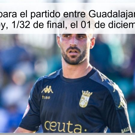 Pronóstico para el partido entre Guadalajara y Ceuta – Copa del Rey, 1/32 de final, el 01 de diciembre de 2025
