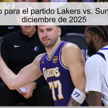Pronóstico para el partido Lakers vs. Suns del 2 de diciembre de 2025