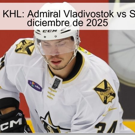 Pronóstico KHL: Admiral Vladivostok vs Sochi – 2 de diciembre de 2025