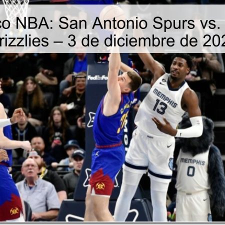 Pronóstico NBA: San Antonio Spurs vs. Memphis Grizzlies – 3 de diciembre de 2025