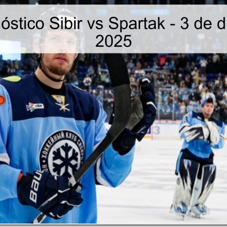 Título: Pronóstico Sibir vs Spartak – 3 de diciembre de 2025