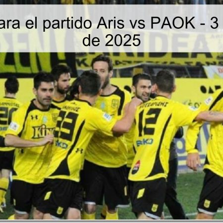 Pronóstico para el partido Aris vs PAOK – 3 de diciembre de 2025