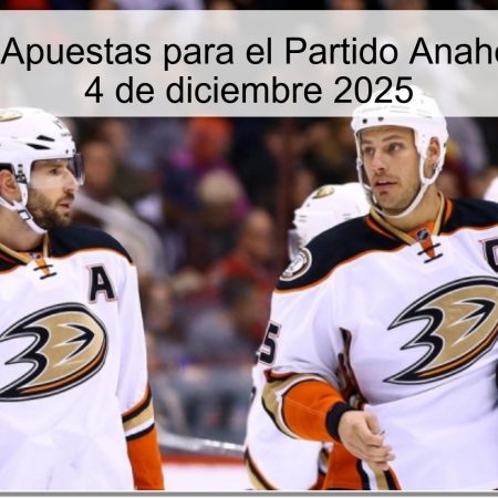 Pronóstico y Apuestas para el Partido Anaheim vs Utah – 4 de diciembre 2025