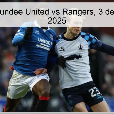 Pronóstico: Dundee United vs Rangers, 3 de diciembre de 2025