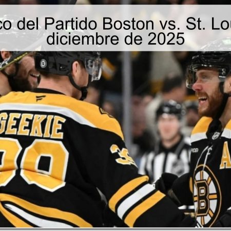 Pronóstico del Partido Boston vs. St. Louis – 5 de diciembre de 2025