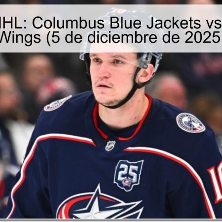 Pronóstico NHL: Columbus Blue Jackets vs. Detroit Red Wings (5 de diciembre de 2025)