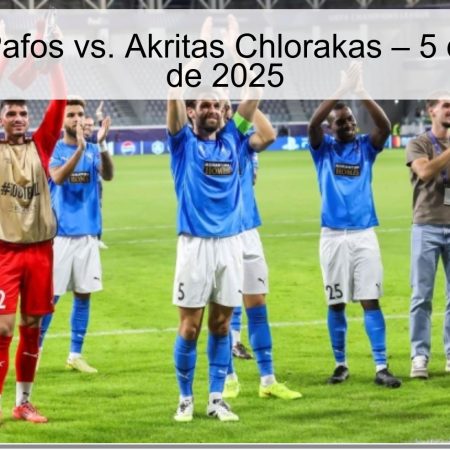 Pronóstico Pafos vs. Akritas Chlorakas – 5 de diciembre de 2025