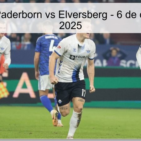 Pronóstico Paderborn vs Elversberg – 6 de diciembre de 2025
