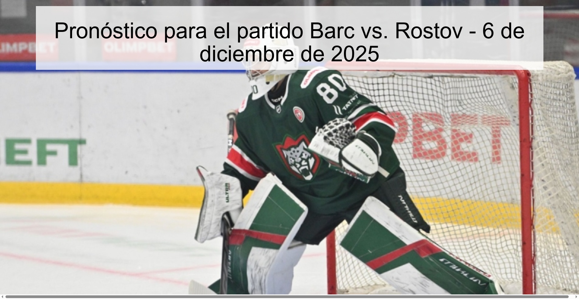 Pronóstico para el partido Barс vs. Rostov - 6 de diciembre de 2025