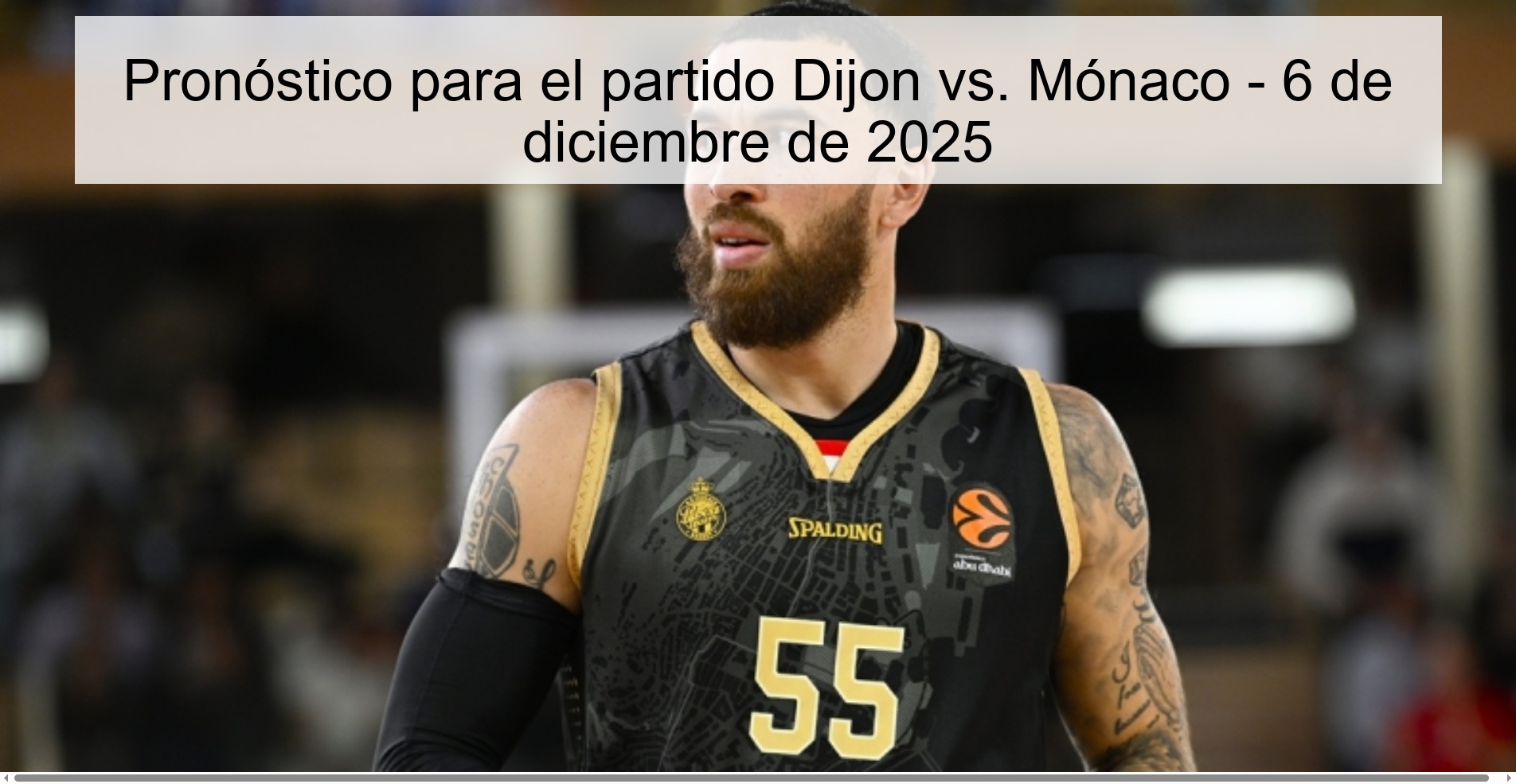 Pronóstico para el partido Dijon vs. Mónaco - 6 de diciembre de 2025