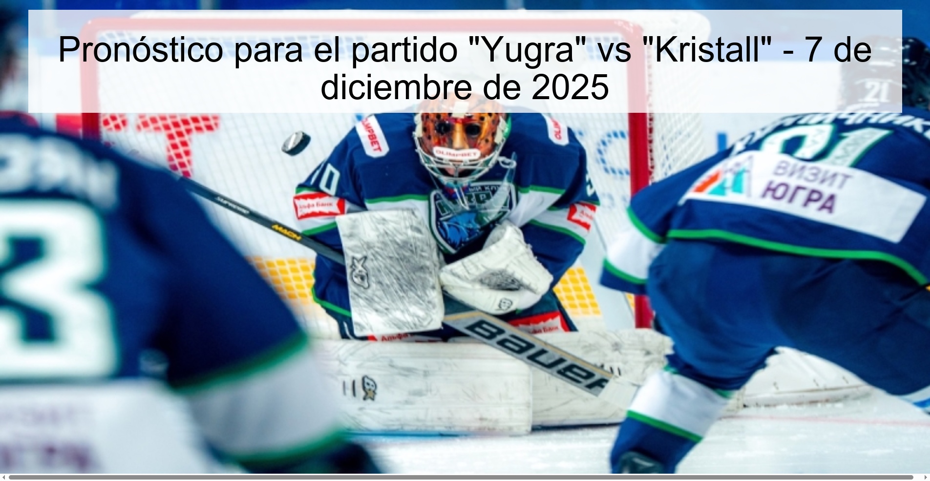 Pronóstico para el partido 