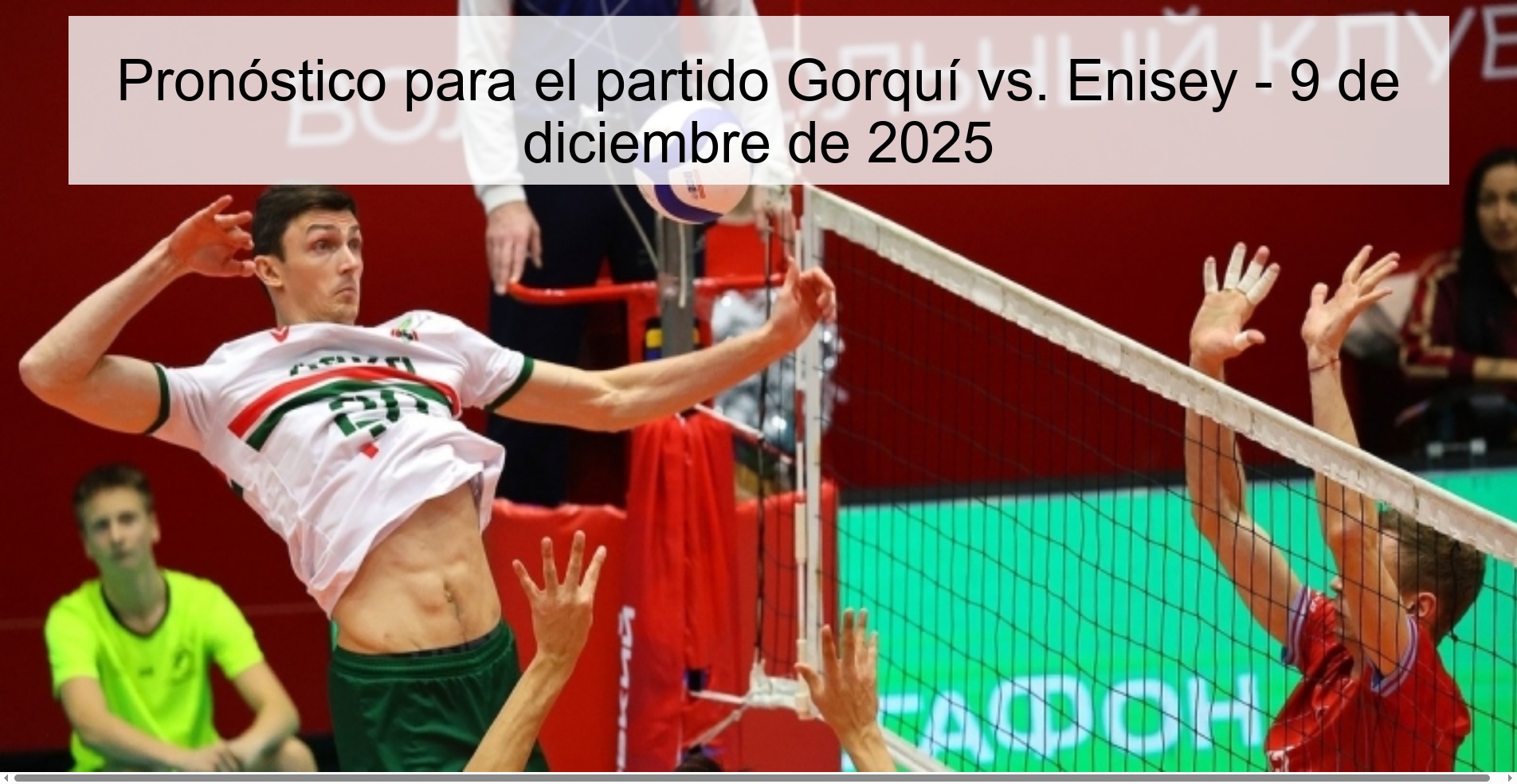 Pronóstico para el partido Gorquí vs. Enisey - 9 de diciembre de 2025