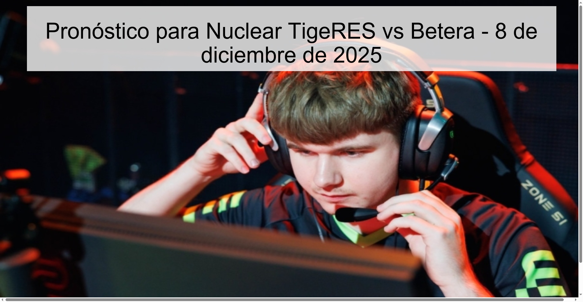 Pronóstico para Nuclear TigeRES vs Betera - 8 de diciembre de 2025