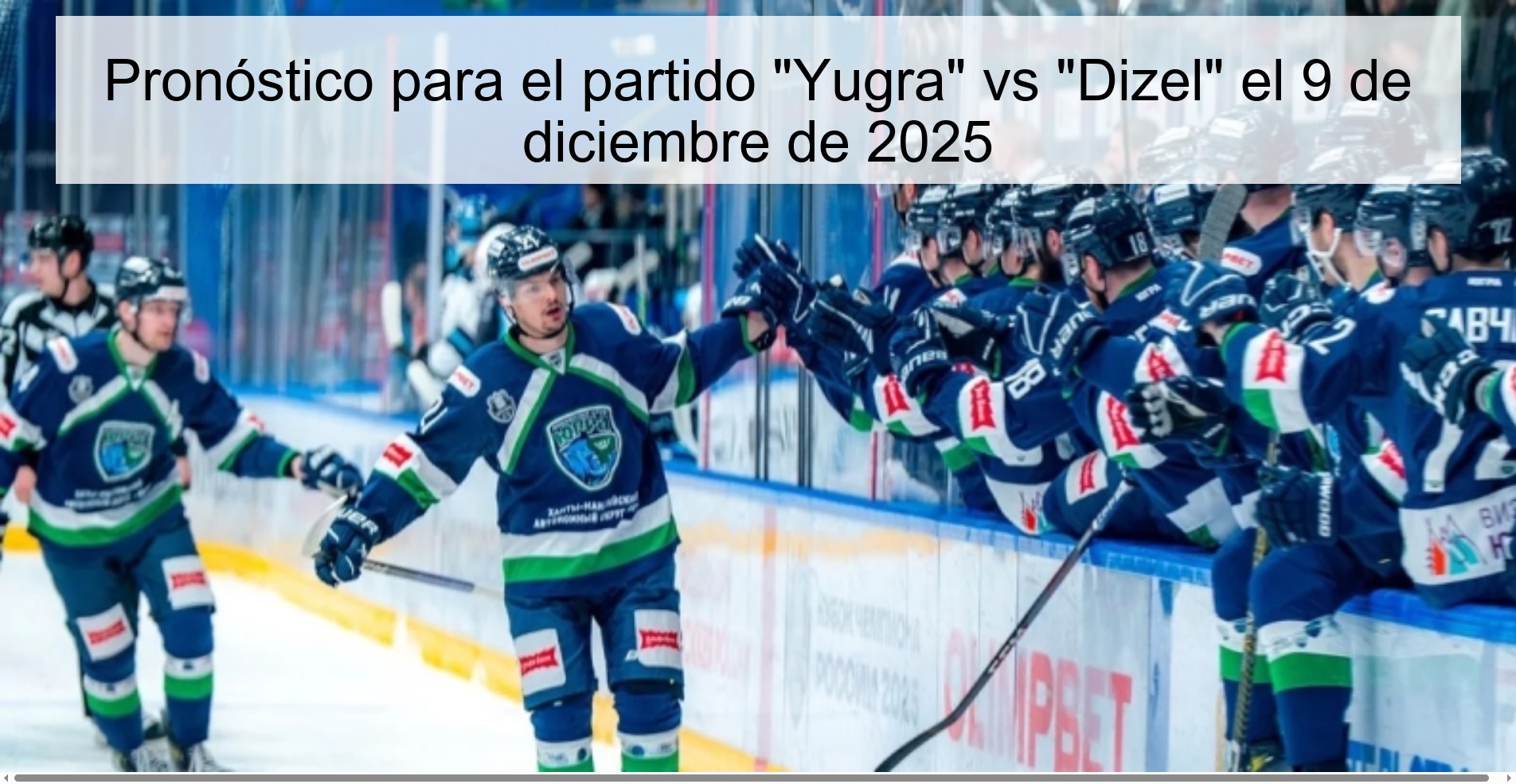 Pronóstico para el partido 