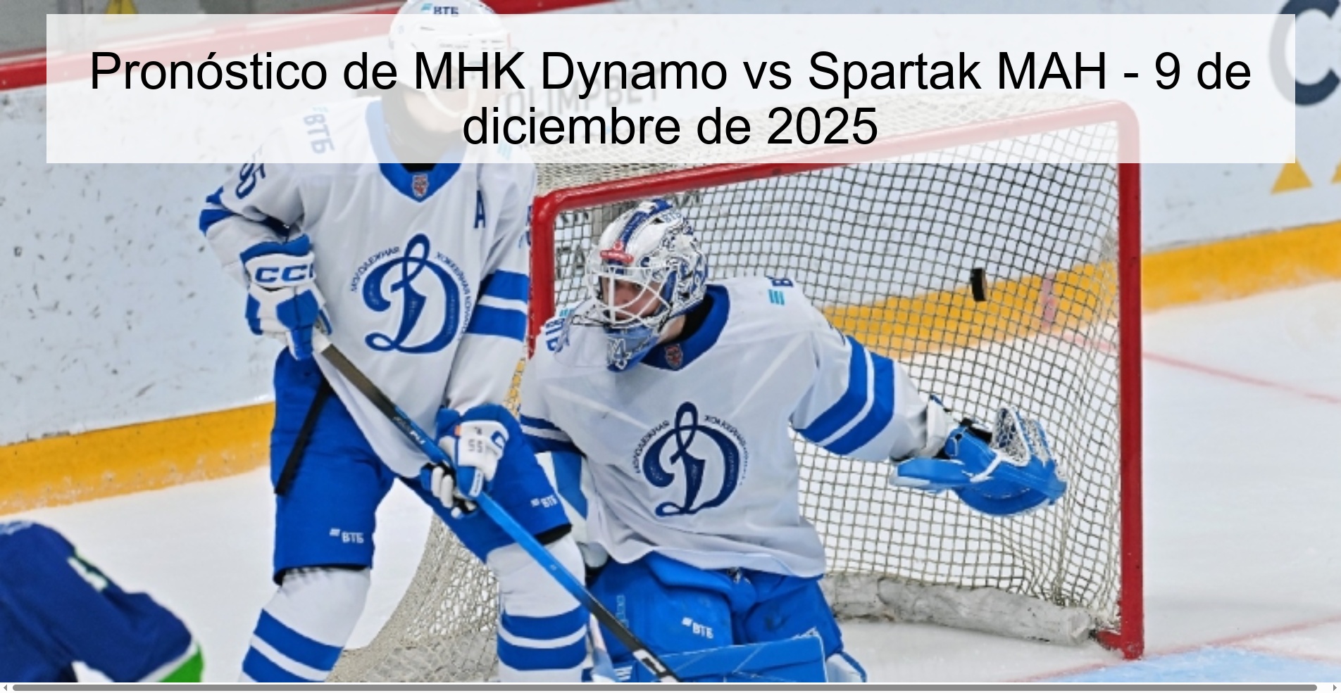 Pronóstico de MHK Dynamo vs Spartak MAH - 9 de diciembre de 2025