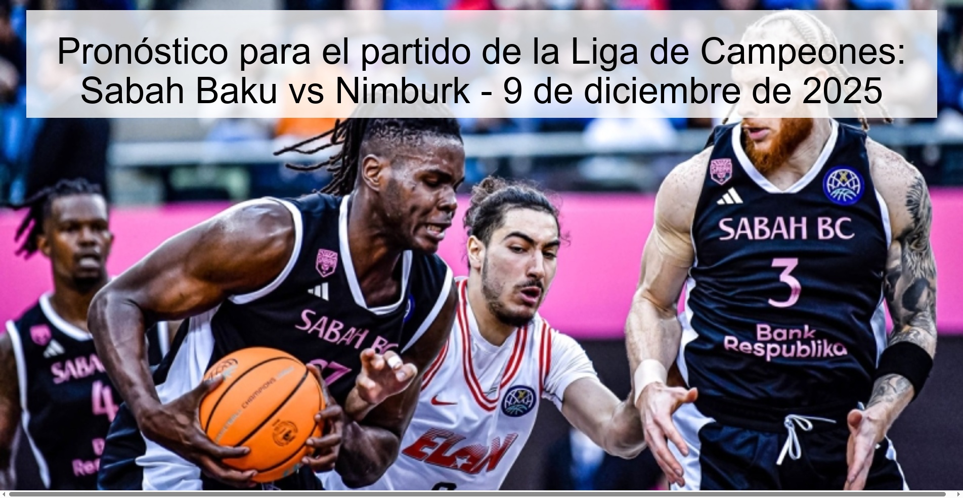 Pronóstico para el partido de la Liga de Campeones: Sabah Baku vs Nimburk - 9 de diciembre de 2025