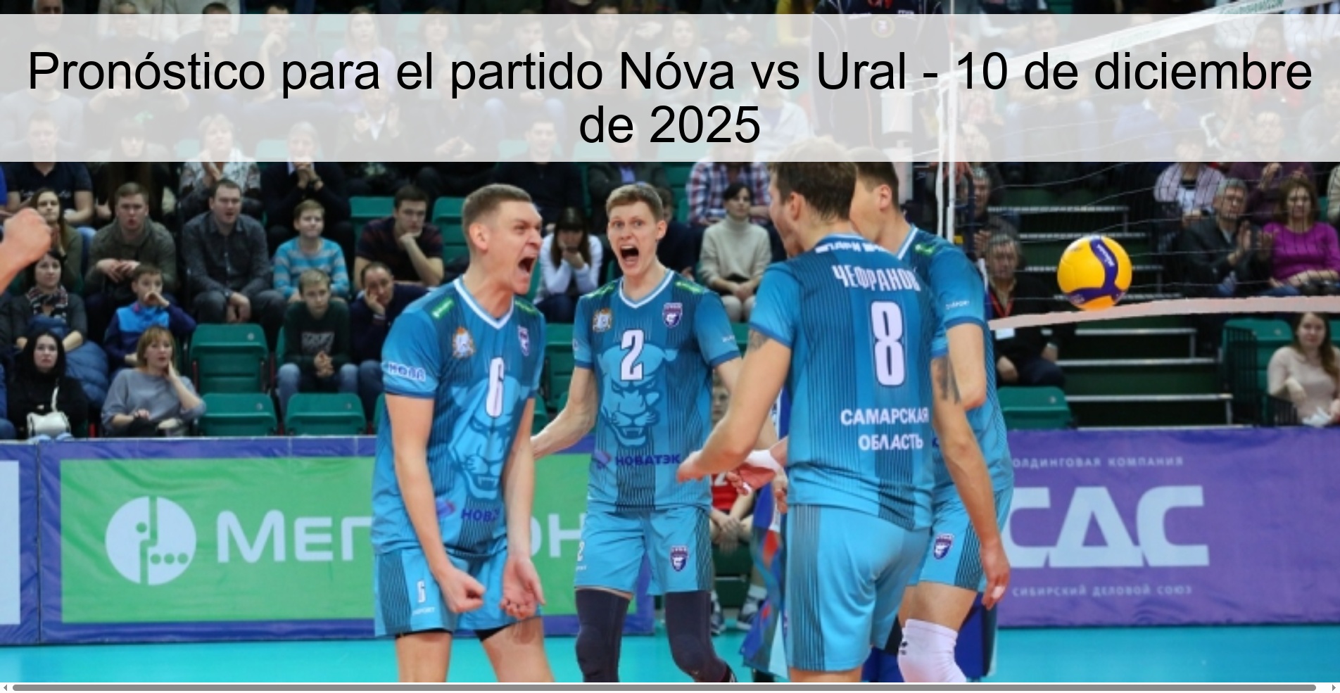 Pronóstico para el partido Nóva vs Ural - 10 de diciembre de 2025