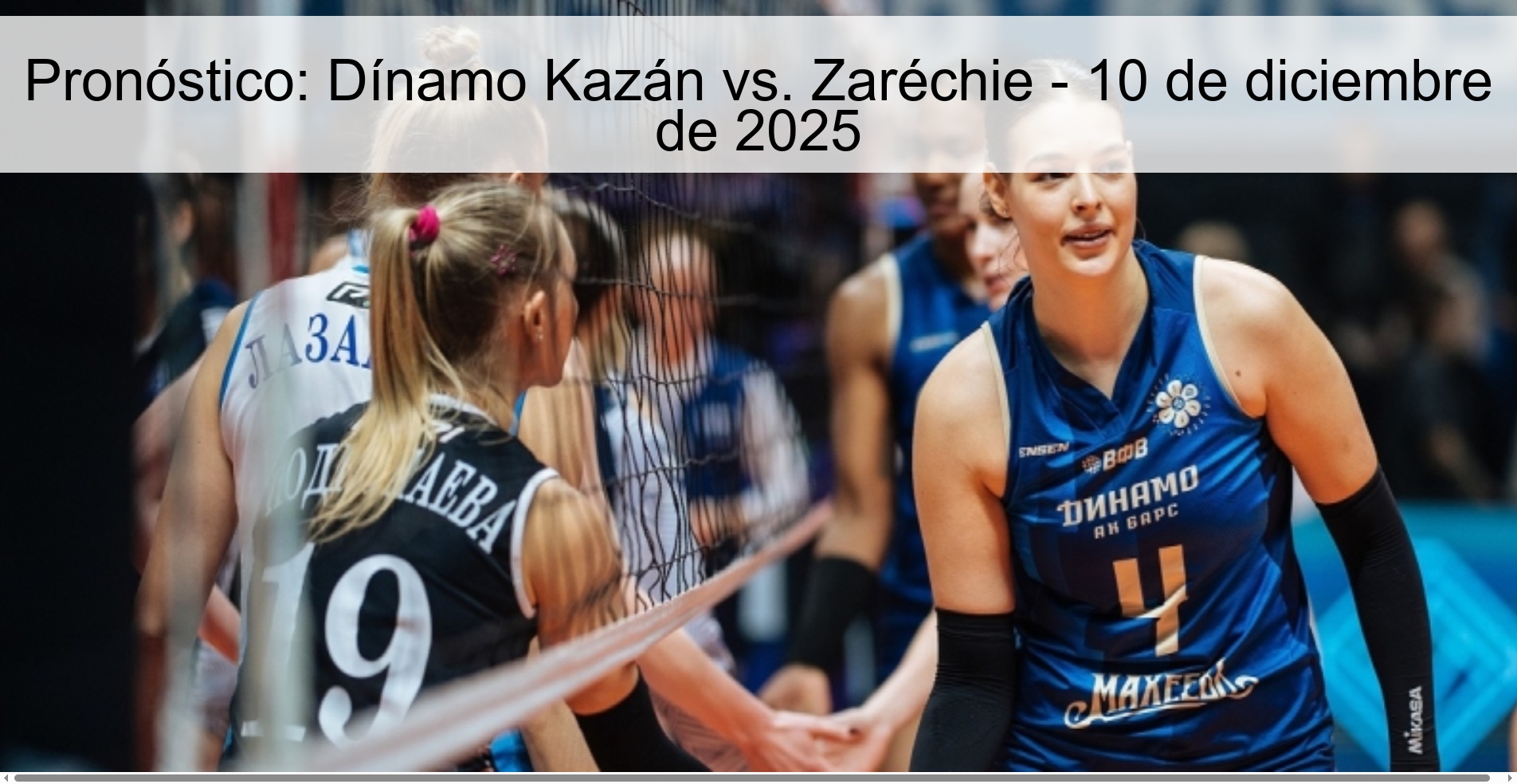 Pronóstico: Dínamo Kazán vs. Zaréchie - 10 de diciembre de 2025