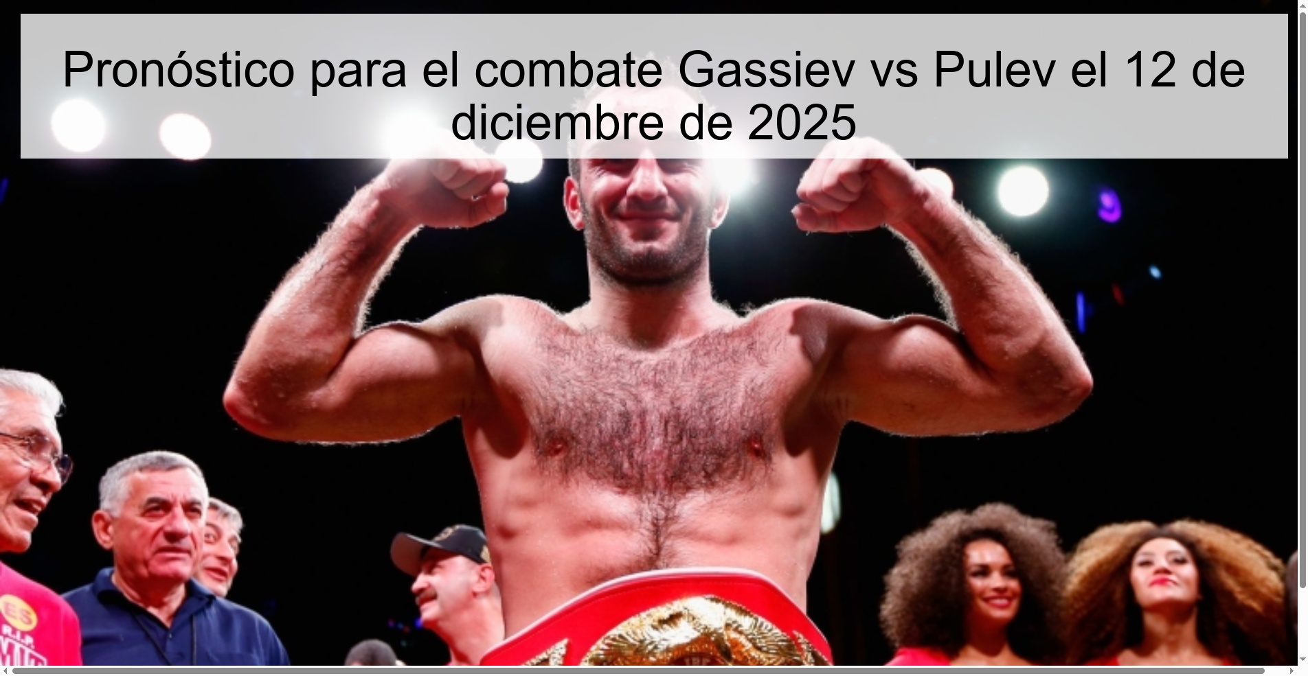 Pronóstico para el combate Gassiev vs Pulev el 12 de diciembre de 2025