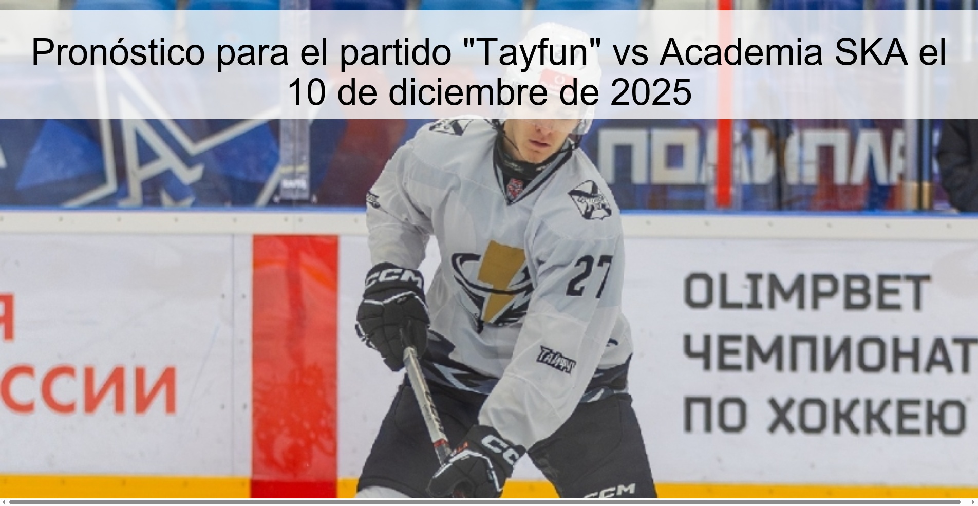 Pronóstico para el partido 