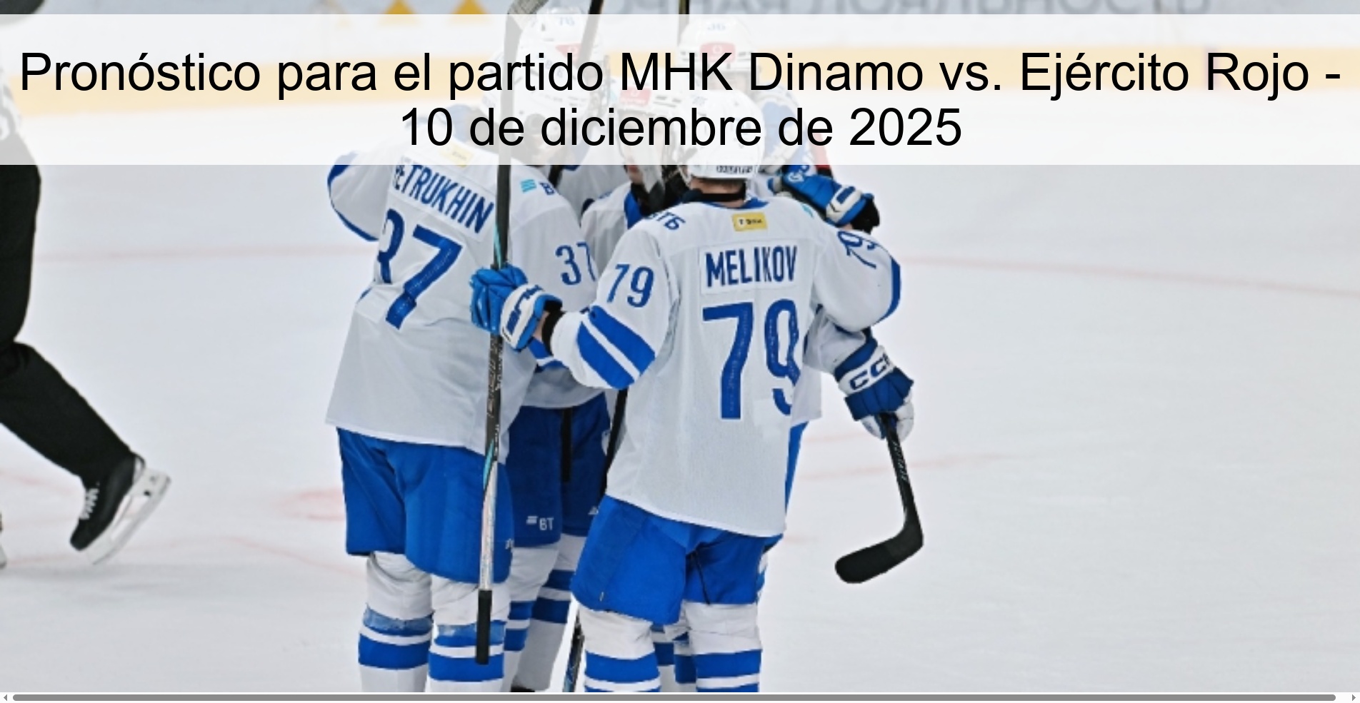 Pronóstico para el partido MHK Dinamo vs. Ejército Rojo - 10 de diciembre de 2025
