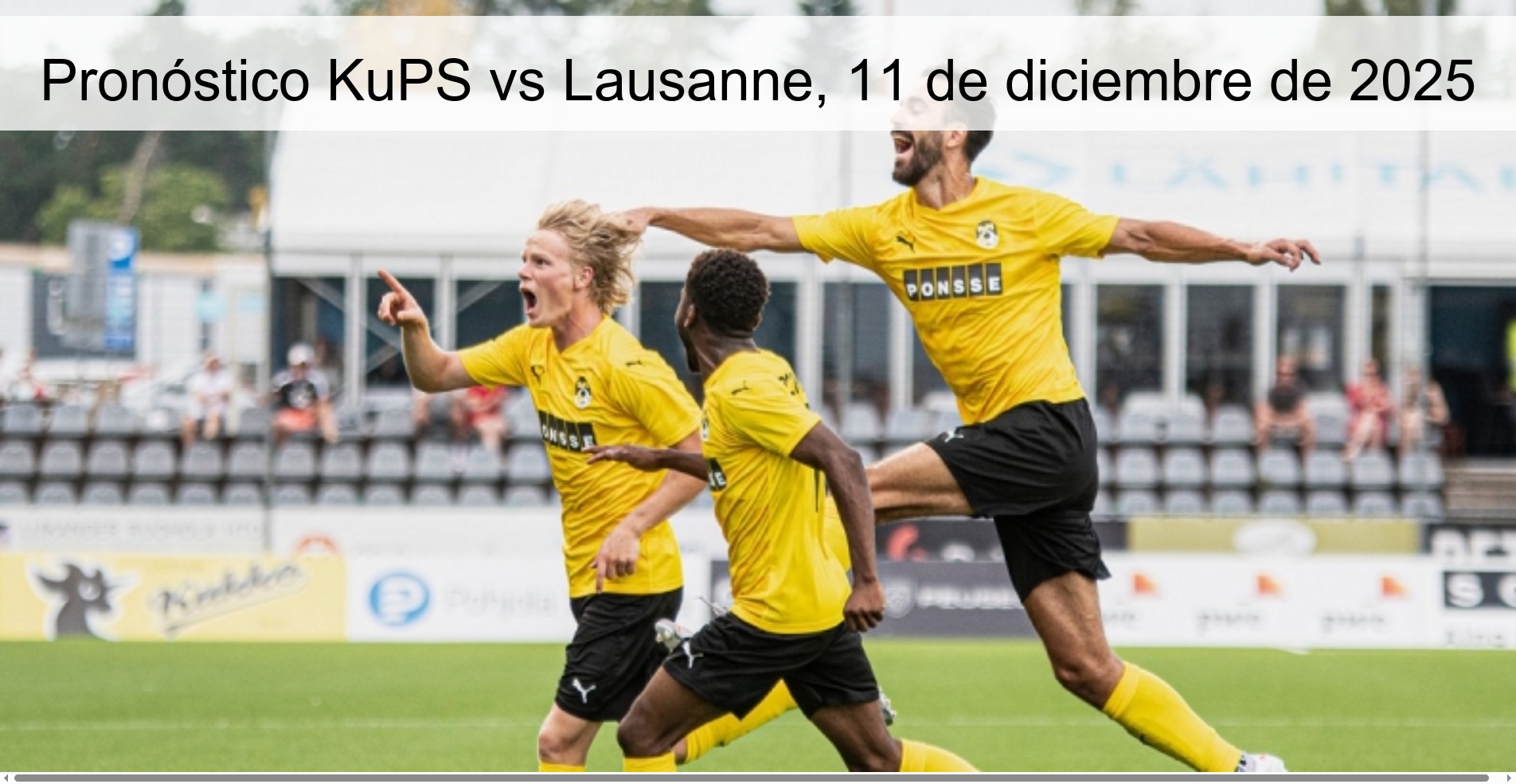 Pronóstico KuPS vs Lausanne, 11 de diciembre de 2025