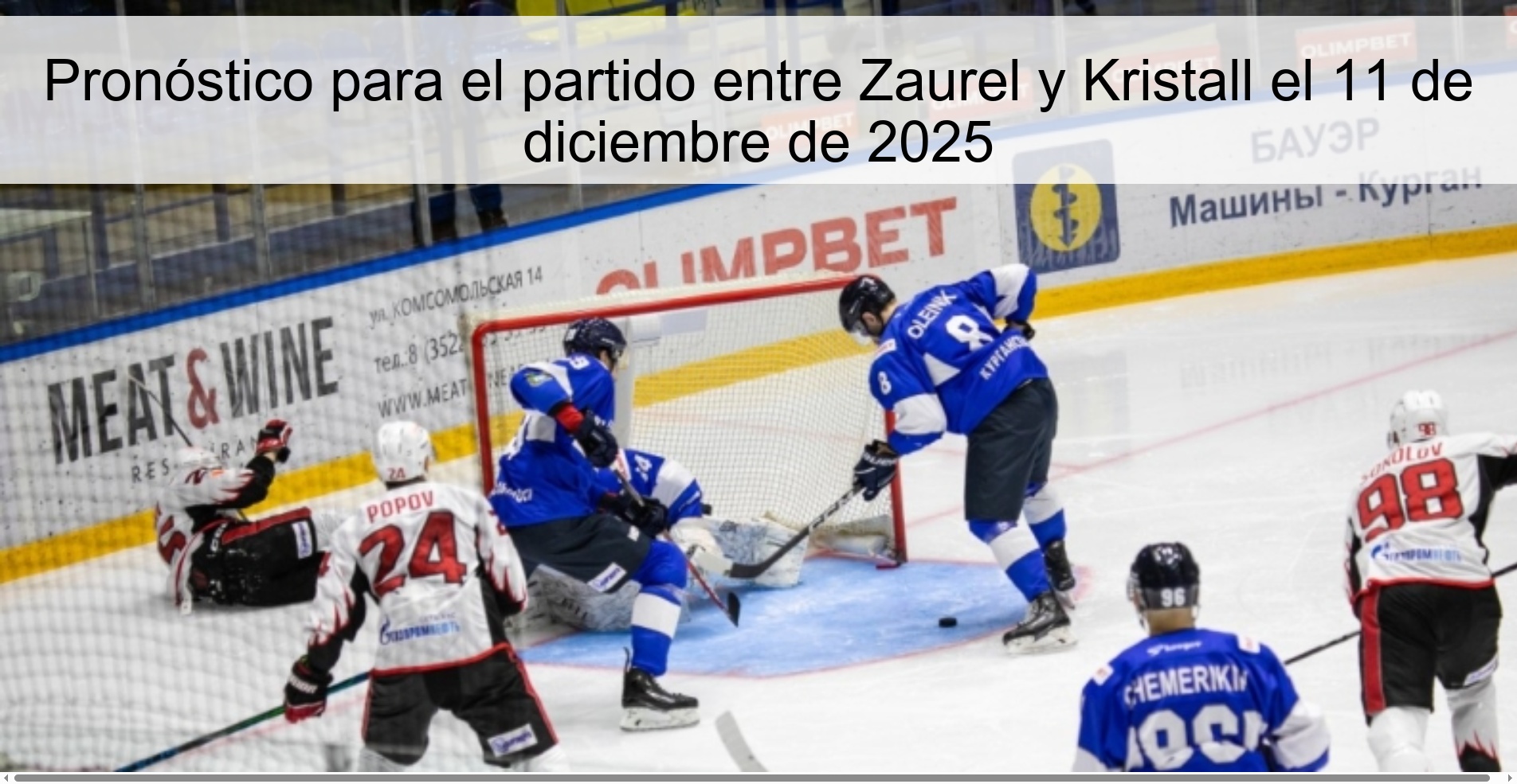 Pronóstico para el partido entre Zaurel y Kristall el 11 de diciembre de 2025