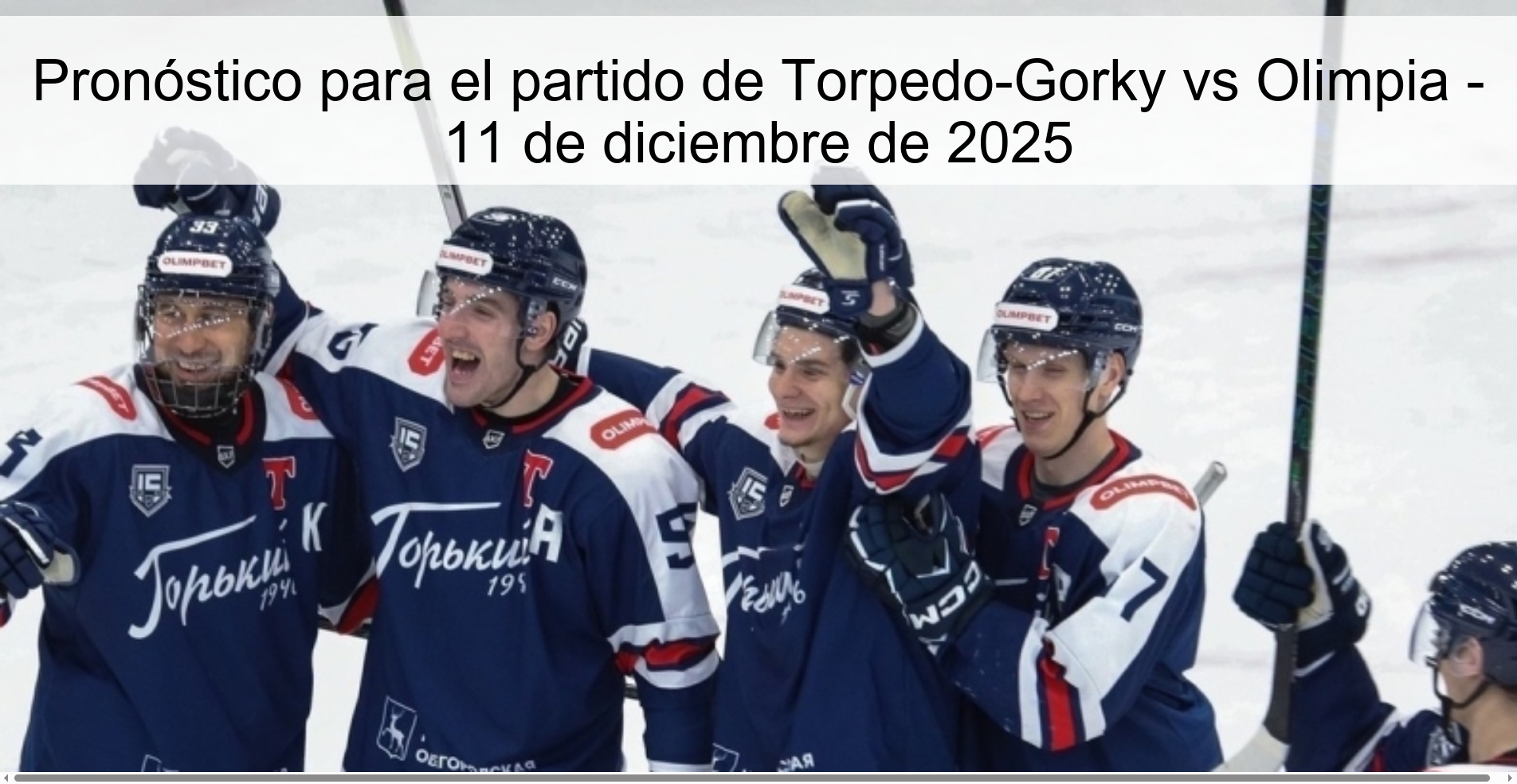 Pronóstico para el partido de Torpedo-Gorky vs Olimpia - 11 de diciembre de 2025