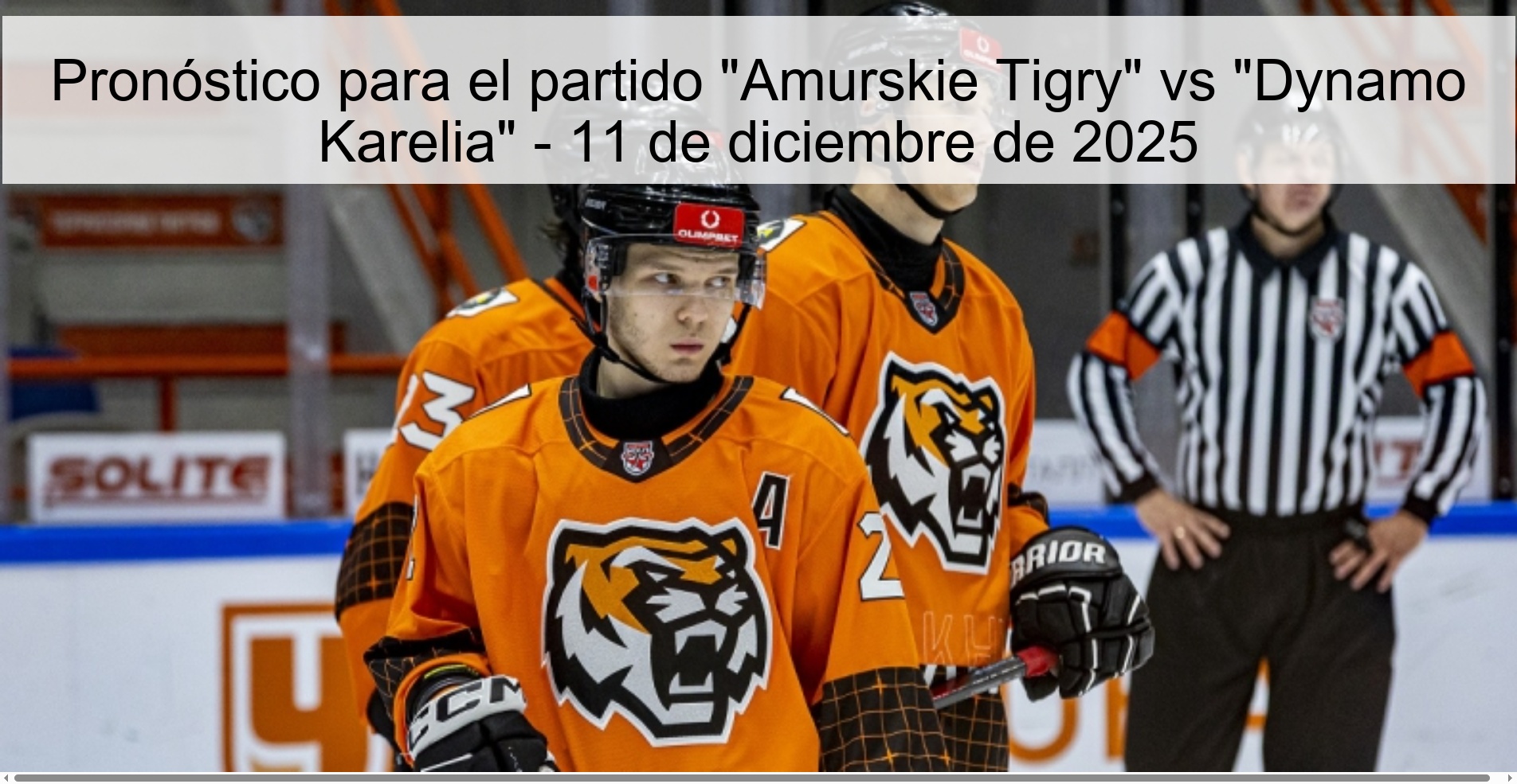 Pronóstico para el partido 