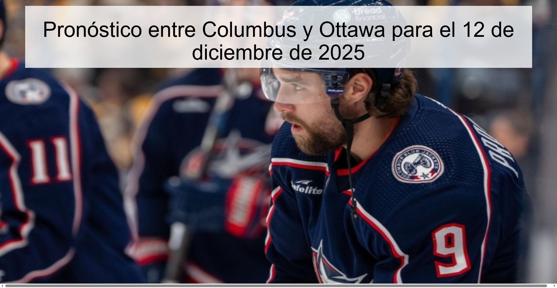 Pronóstico entre Columbus y Ottawa para el 12 de diciembre de 2025