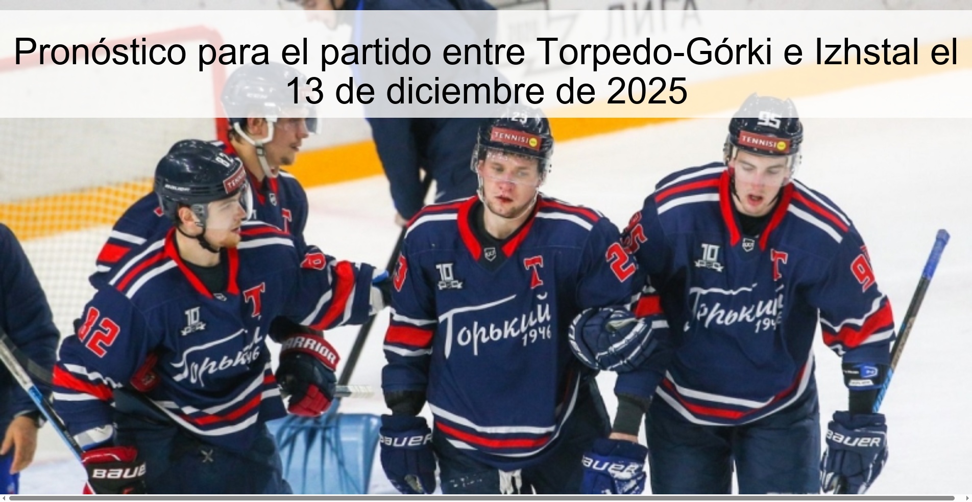 Pronóstico para el partido entre Torpedo-Górki e Izhstal el 13 de diciembre de 2025