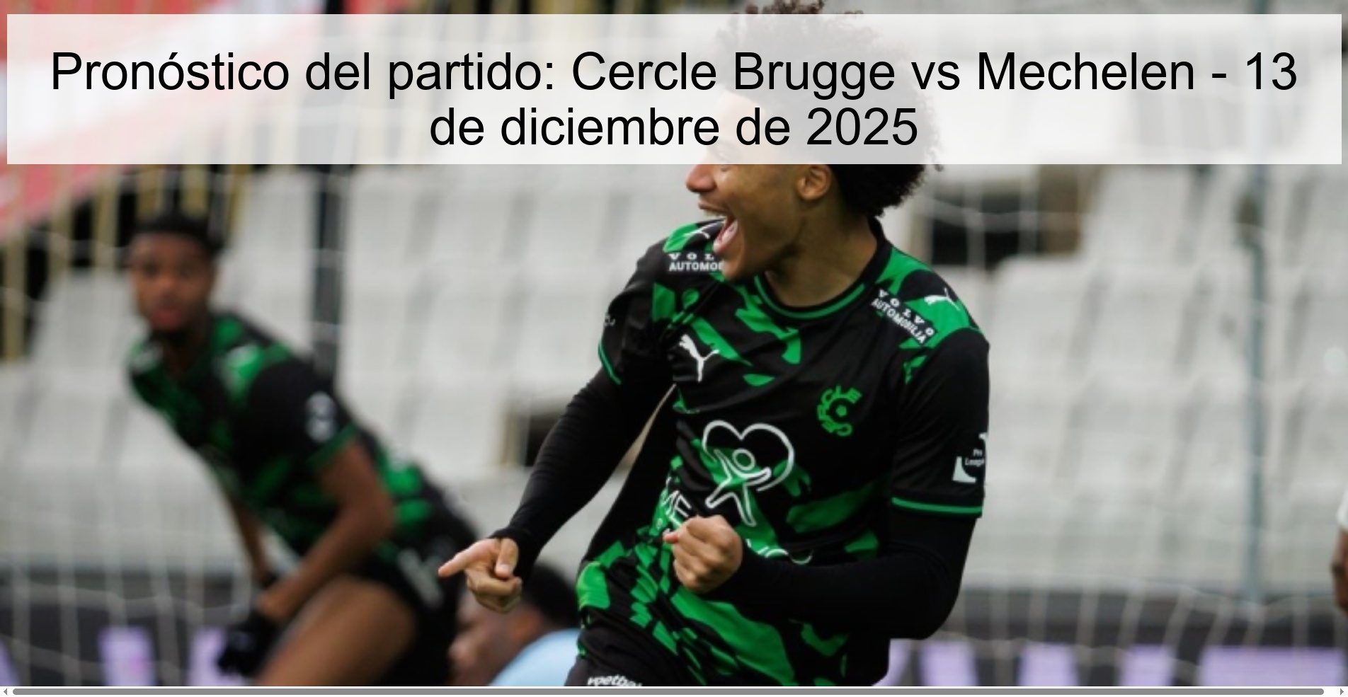 Pronóstico del partido: Cercle Brugge vs Mechelen - 13 de diciembre de 2025