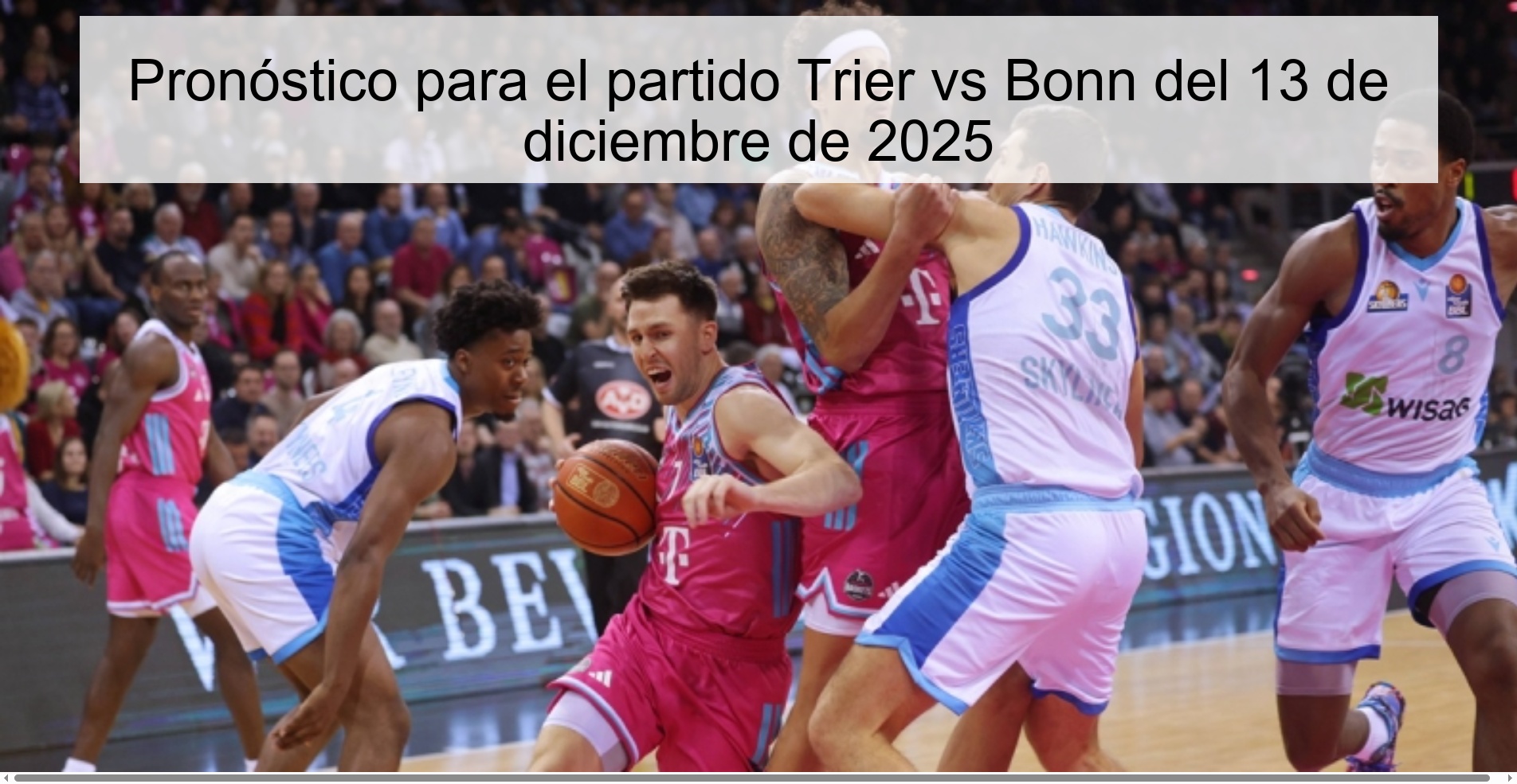 Pronóstico para el partido Trier vs Bonn del 13 de diciembre de 2025