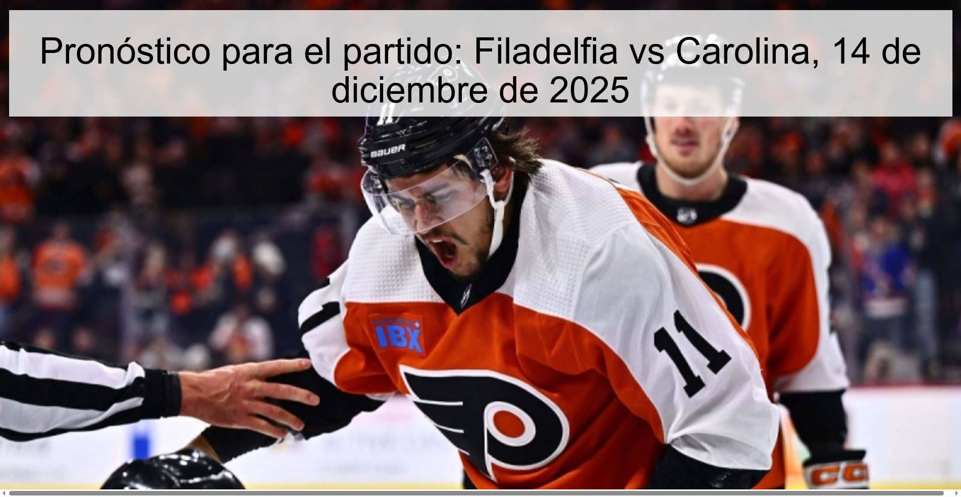 Pronóstico para el partido: Filadelfia vs Carolina, 14 de diciembre de 2025