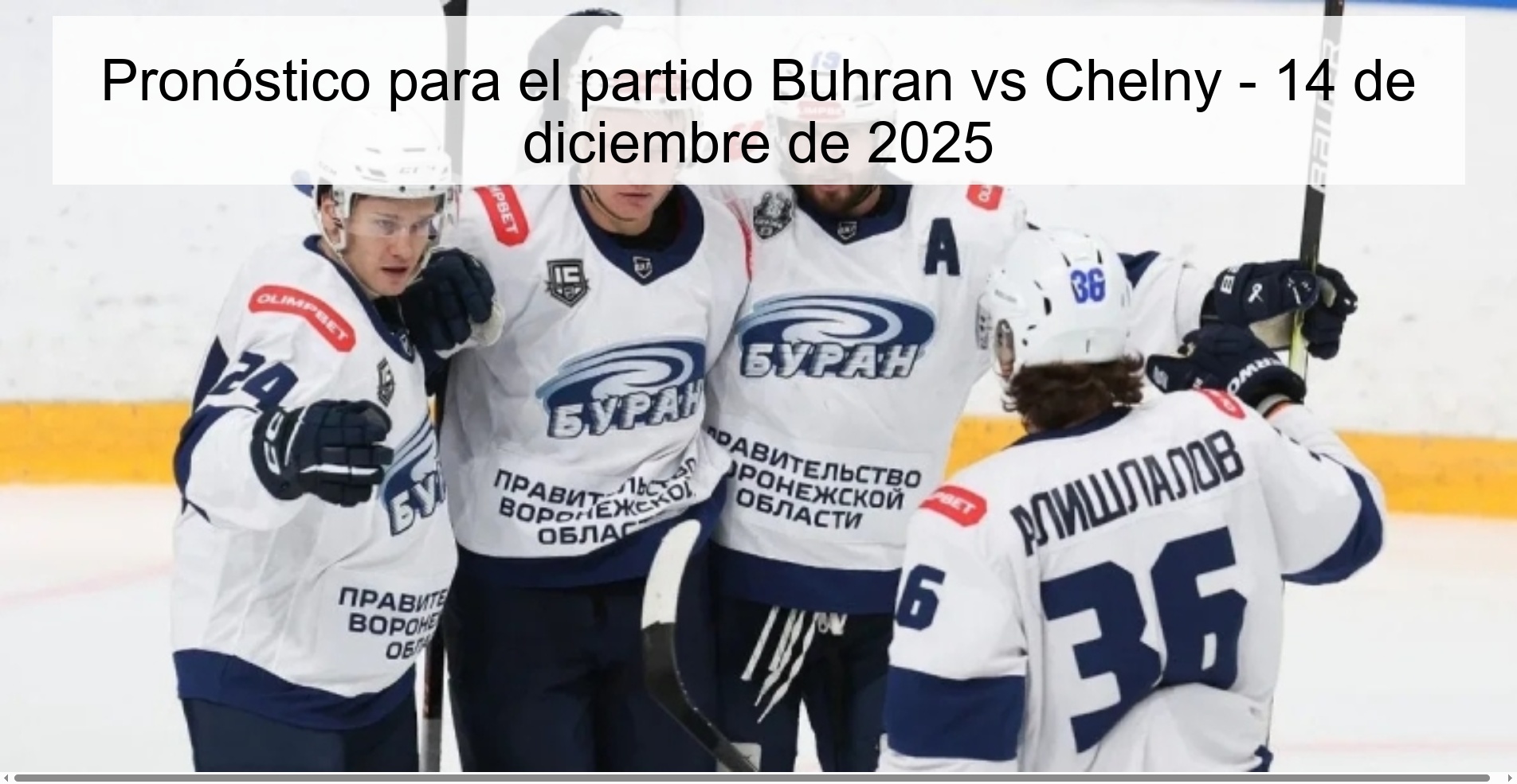 Pronóstico para el partido Buhran vs Chelny - 14 de diciembre de 2025