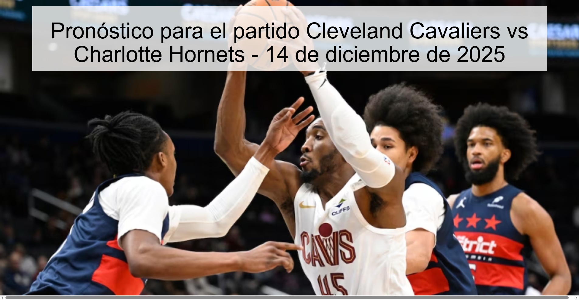 Pronóstico para el partido Cleveland Cavaliers vs Charlotte Hornets - 14 de diciembre de 2025
