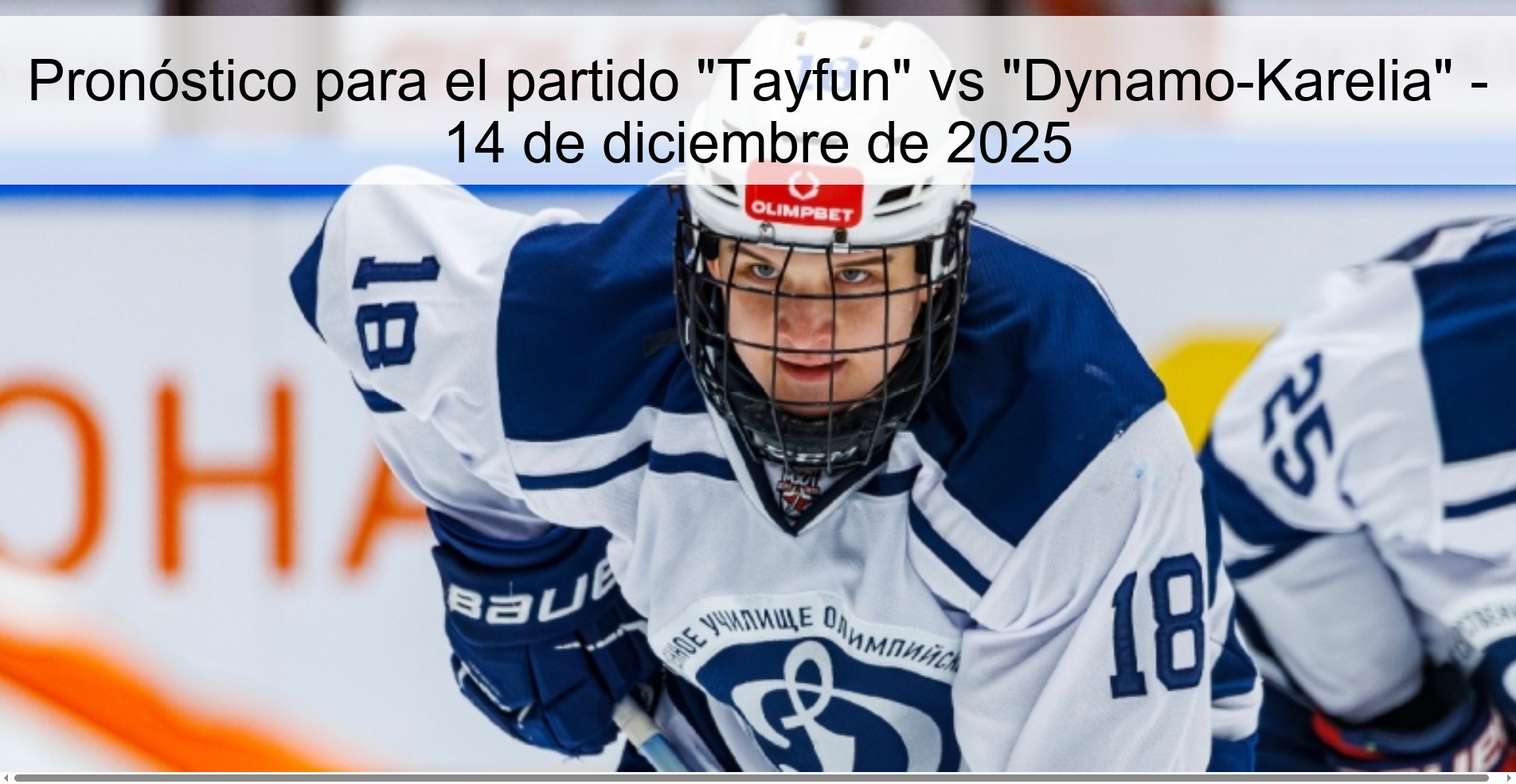 Pronóstico para el partido 