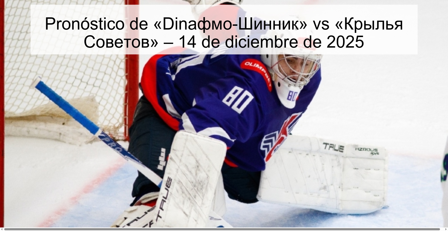 Pronóstico de «Dinaфмо-Шинник» vs «Крылья Советов» – 14 de diciembre de 2025