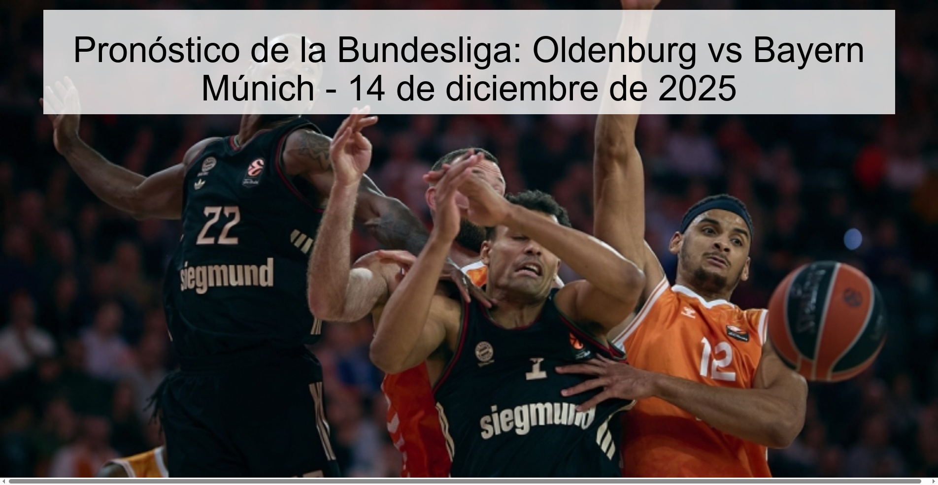 Pronóstico de la Bundesliga: Oldenburg vs Bayern Múnich - 14 de diciembre de 2025
