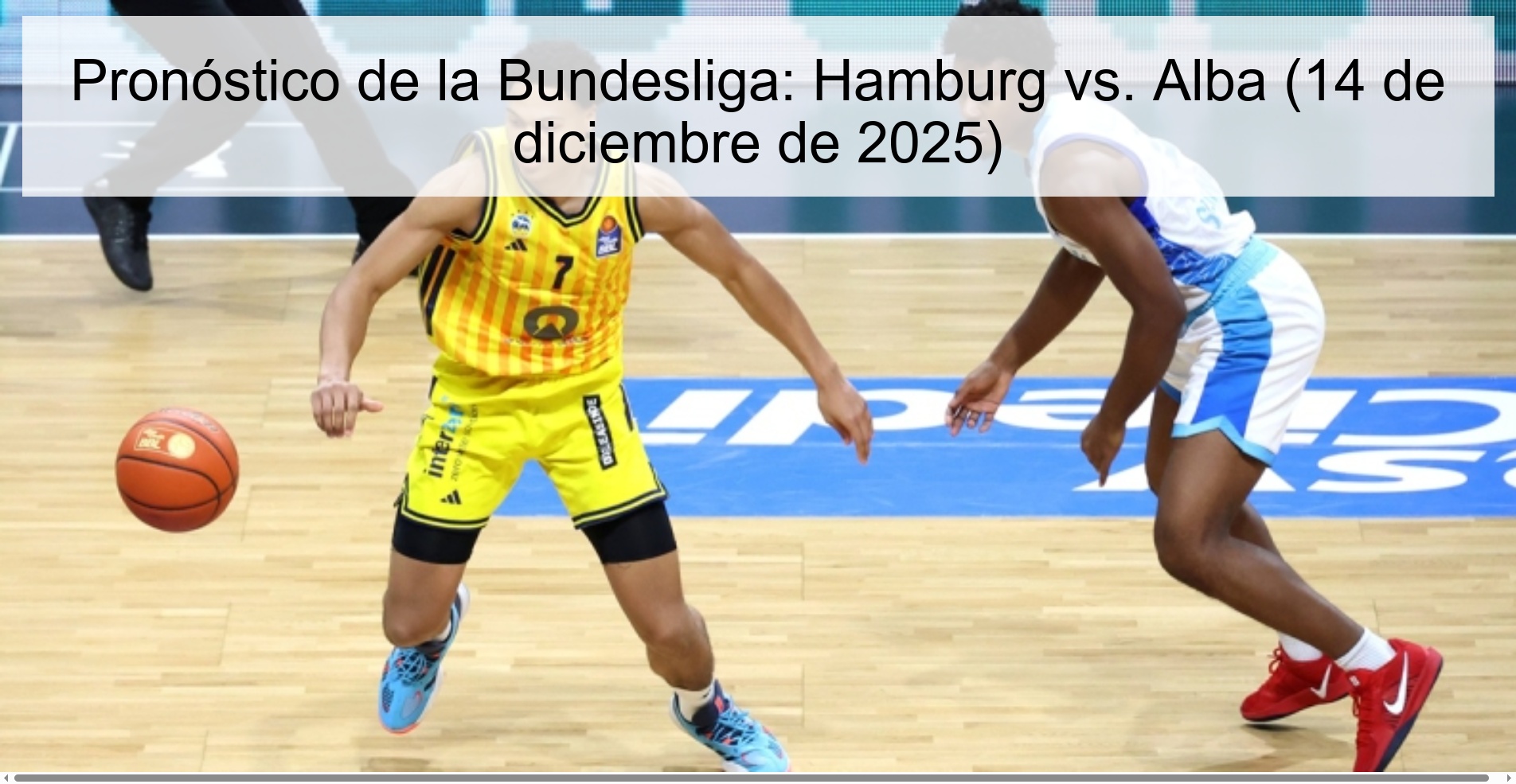 Pronóstico de la Bundesliga: Hamburg vs. Alba (14 de diciembre de 2025)