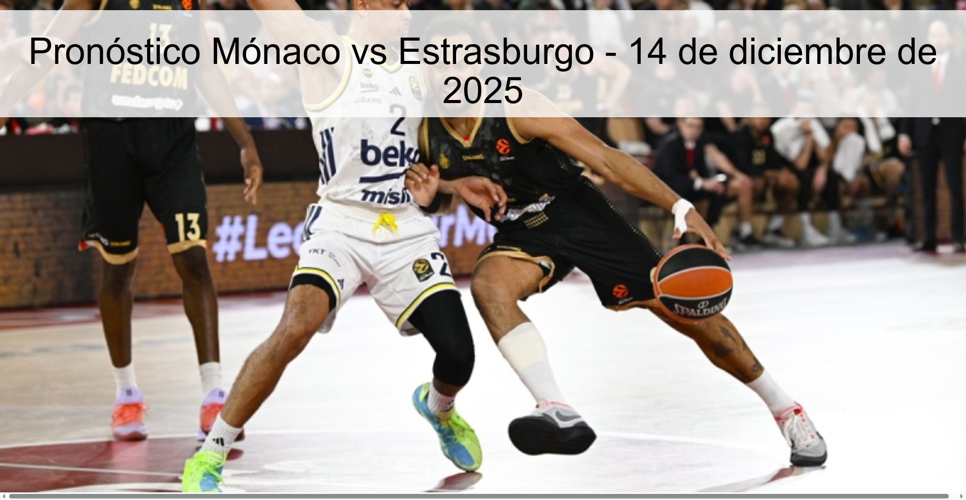 Pronóstico Mónaco vs Estrasburgo - 14 de diciembre de 2025