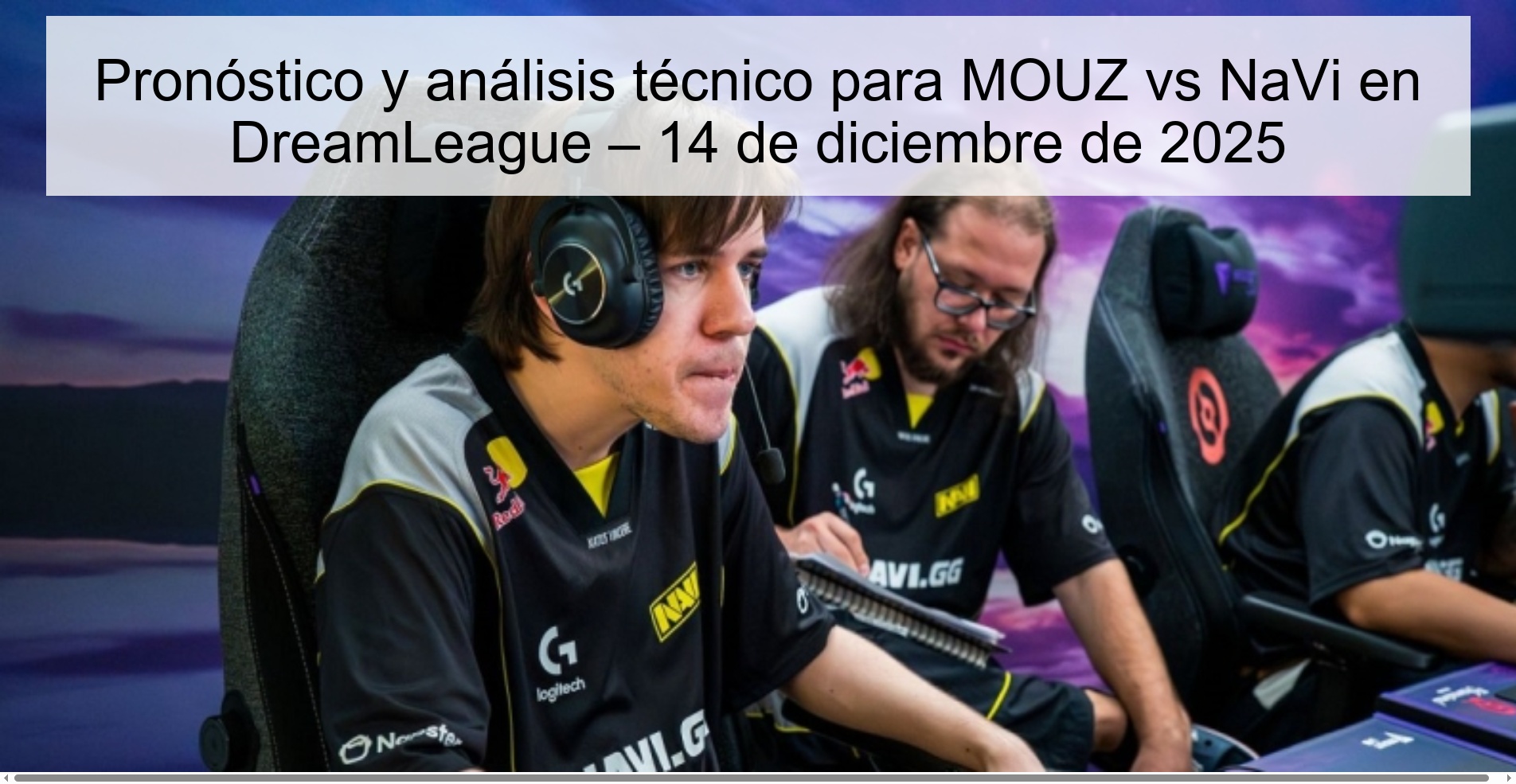 Pronóstico y análisis técnico para MOUZ vs NaVi en DreamLeague – 14 de diciembre de 2025