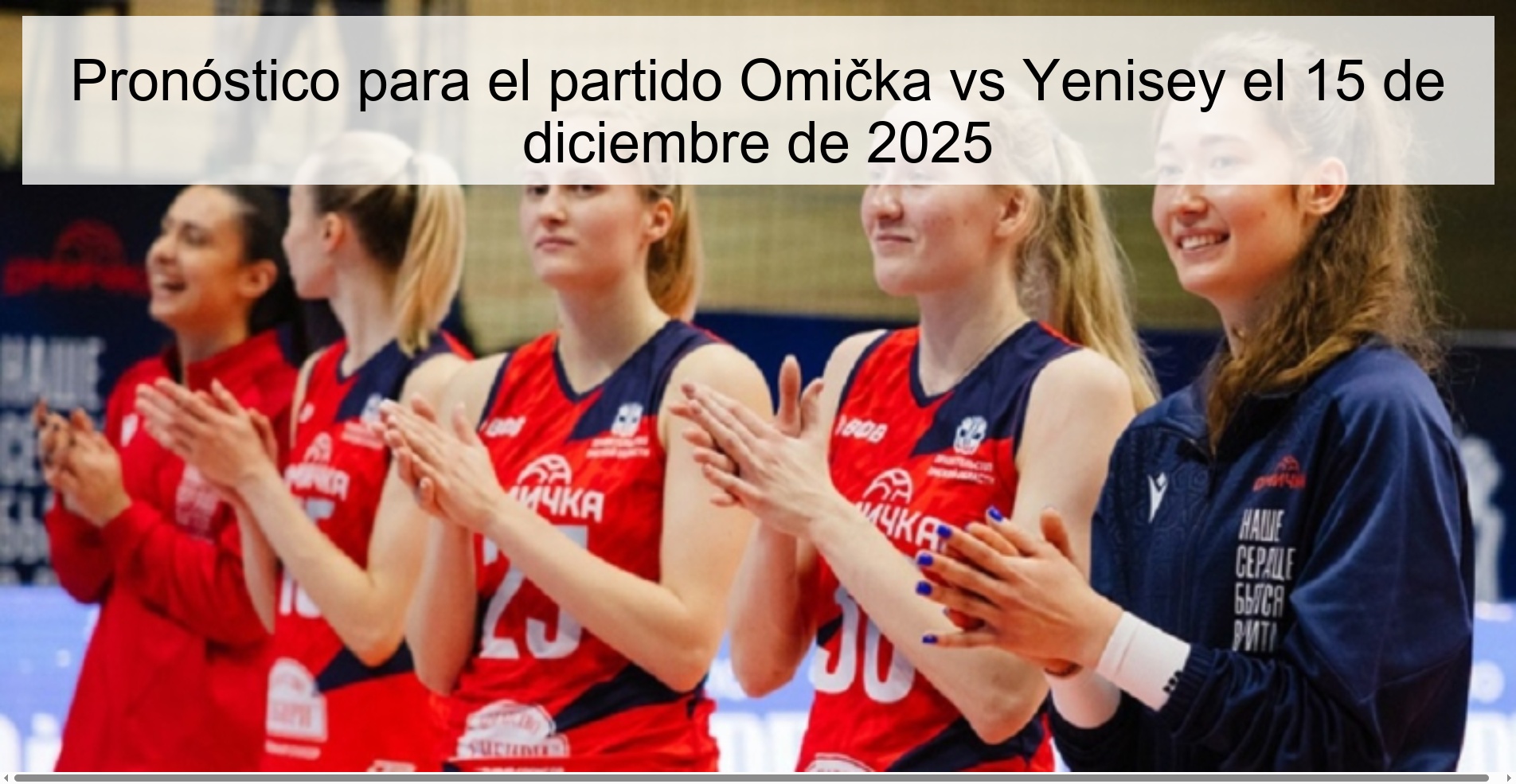 Pronóstico para el partido Omička vs Yenisey el 15 de diciembre de 2025